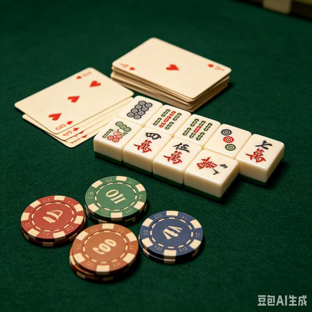 mahjong tile pushers and racks set